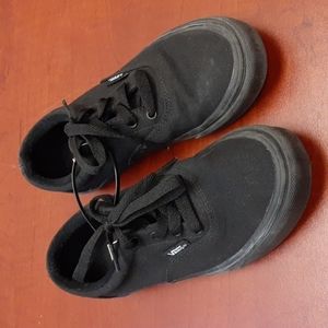 Vans Doheny Youth Sneakers Black Sz 1